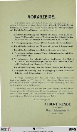 Voranzeige