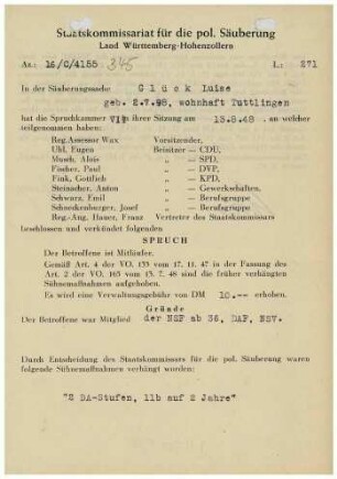 Glück, Luise