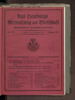 Nr. 7 : Juli 1928