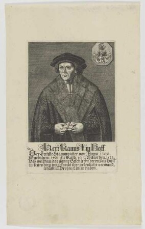 Bildnis des Hanns Imhoff