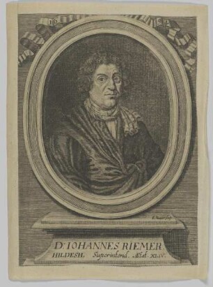 Bildnis des Iohannes Riemer