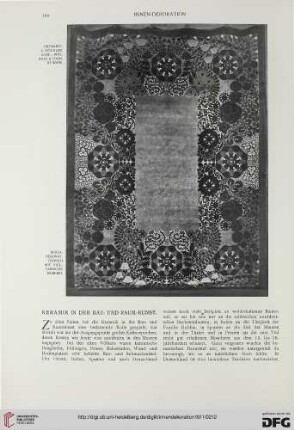 Keramik in der Bau - und Raum-Kunst