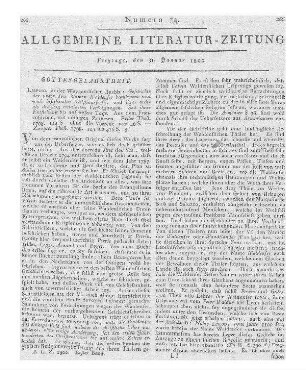 Praktisch-theologisches Magazin für katholische Geistliche.Bd. 1, St. 2. Hrsg. V. J. M. Feder. Nürnberg, Würzburg: Grattenauer 1799