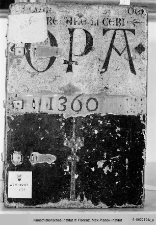 Buchdeckel der Domopera von Siena