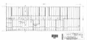 Freudenstadt Hbf: Erneuerung Nebengebäude - Balkenlage über EG Nebengeb.