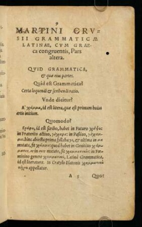 De Grammatica