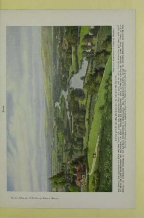 Südenglische Parklandschaft an der Themse bei Oxford