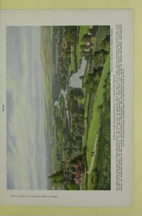 Südenglische Parklandschaft an der Themse bei Oxford