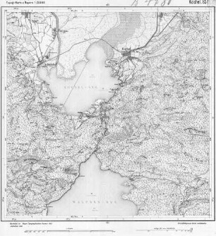 837 Kochel Topographische Karte von Bayern 1:25.000 [Positionsblätter]
