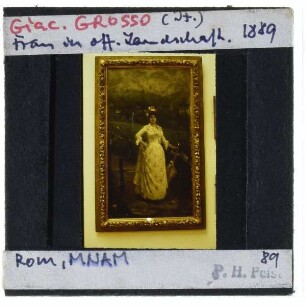 Grosso, Signora in aperta campagna (Frau in offener Landschaft)