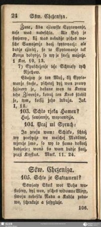 Ssw. Chczeniza
