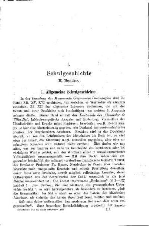 Schulgeschichte