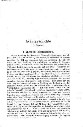Schulgeschichte