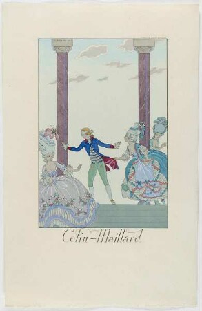 "Colin-Maillard", aus dem Mode-Almanach "Falbalas et Fanfreluches 1925"