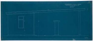 Tankstellen der Reichskraftsprit GmbH, Berlin: Seitenansicht 1:20 Wärterhaus großer Typ