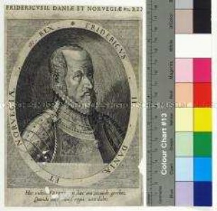 Porträt von Friedrich II. König von Dänemark und Norwegen