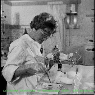 Laborarbeit im Institut für Strahlenbiologie (IStB)