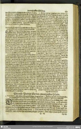 Auslegung des zwantzigsten Psalms