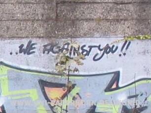 ..WE AGAINST YOU!!