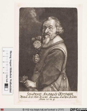 Bildnis Johann Andreas Oettinger