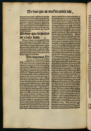 De his que ui metus ue cause siunt - De sententia et retu.