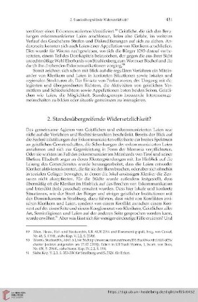 2. Standesübergreifende Widersetzlichkeit?