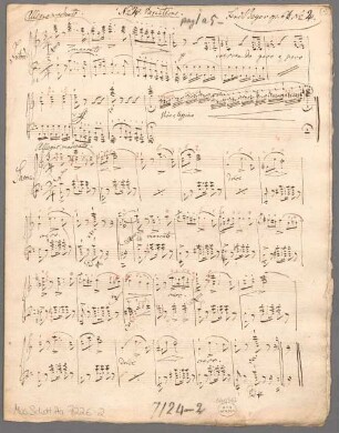 "Variations - pf; op. 68/2". - BSB Mus.Schott.Ha 7226-2