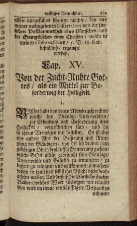Cap. XV. Von der Zucht-Ruhte Gottes/ als ein Mittel zur Beforderung der Heiligkeit.