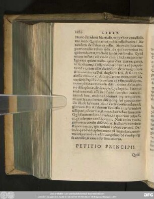Petitio Principii.