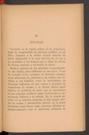 II - Tucumán