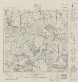 3543 (alte Nr.: 1905) Ketzin, Topographische Karte 1:25000 (4cm - Karte)