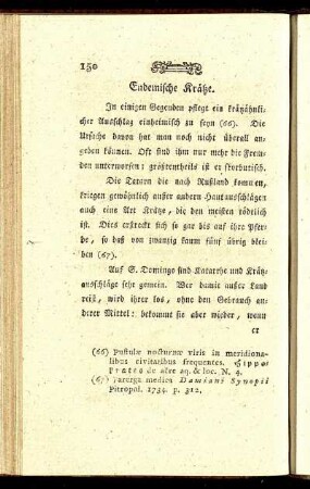 Endemische Krätze.
