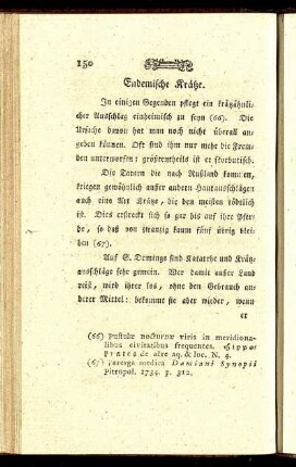 Endemische Krätze.