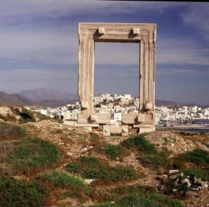 Naxos . Tempeltor. 6 m, Ende 6. Jh