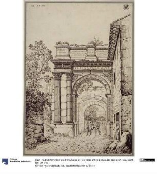 Die Porta Aurea in Pola / Der antike Bogen der Sergier in Pola