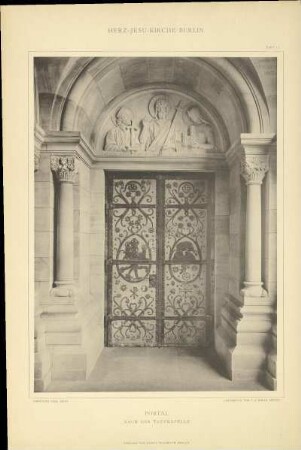Tafel 13. Portal nach der Taufkapelle
