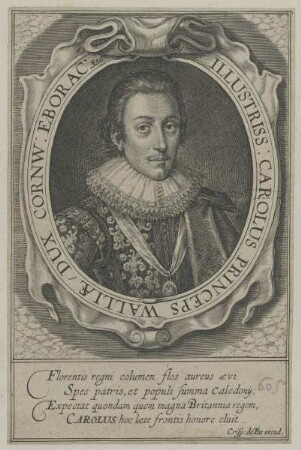 Bildnis des Carolus Princeps Walliae, Dux Cornw.