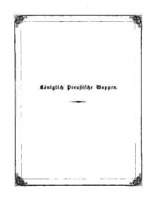 Königlich Preußische Wappen