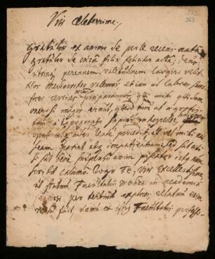 Brief von Johann Jakob Waldschmidt an Johann Dolaeus