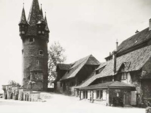 Lindau, Diebsturm : Lindau. Diebsturm. Ansicht von Osten (vom Oberschrannenplatu
