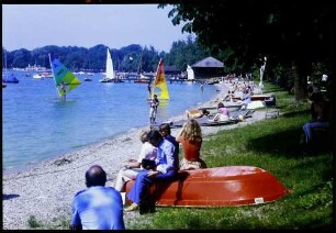Herrsching: Strandbetrieb am Sonntag
