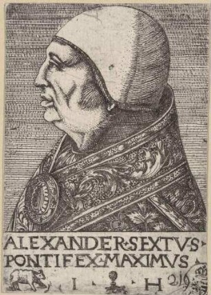 Bildnis Alexander VI., Papst