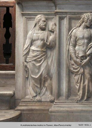 Chorbrüstung des Florentiner Doms : Prophet oder Heiliger