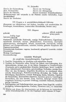 Preußischer Fragebogen (inhaltliche Wiedergabe)