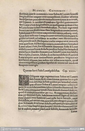 31. Quantus fuerit Solis Lunaeque defectus.