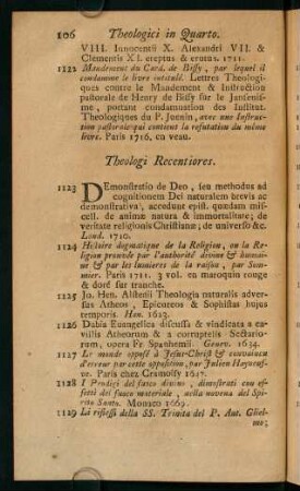 106-137, Theologi Recentiores - Miscellanea Theologica