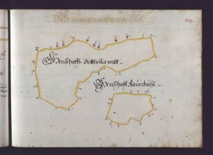 Waldungen außer dem Forst: Herrschaft-Dritteiliger Wald; Herrschaftlicher Rauerbühl