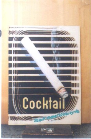 Coctail - Best american (Plakatentwurf). Bleistift, Tusche, Deckfarben; 59,8 x 43,9 cm (um 1935; H. Rose)