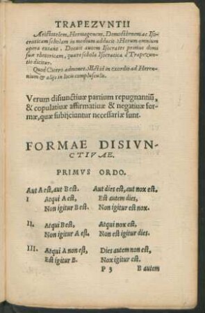 Formae Disiunctivae.
