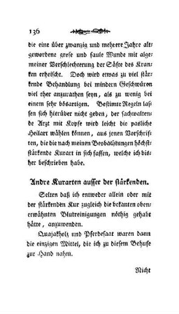 Andre Kurarten ausser der stärkenden.
